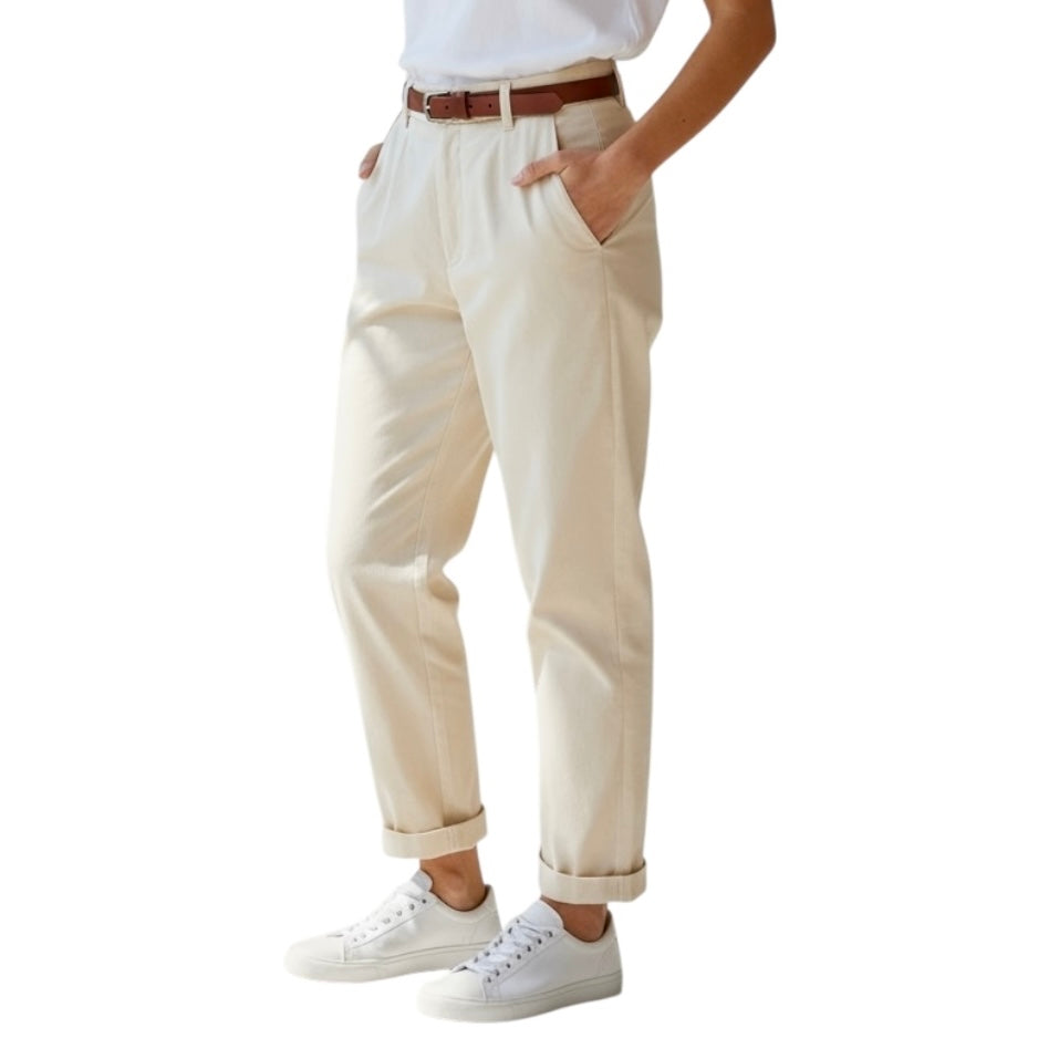 KONTATTO PANTALONE CHINO BURRO