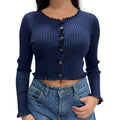 SOUTH LAB PULL CROP COSTINA BLU