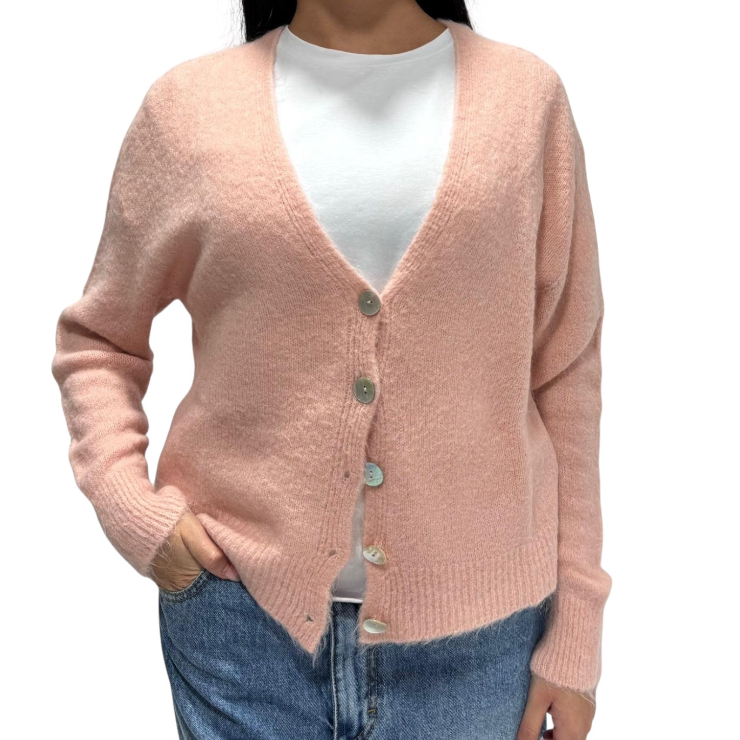 KONTATTO CARDIGAN ESSEX ROSA