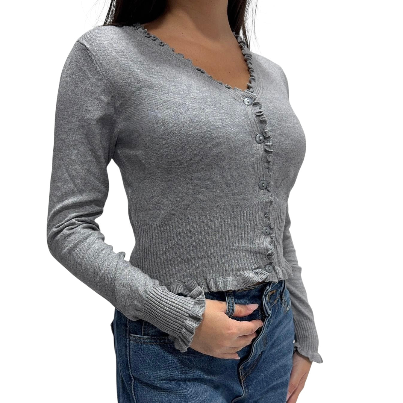 SOUTH LAB PULL ROUCHE GRIGIO