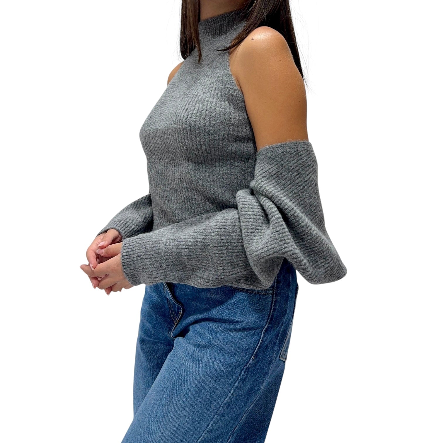 KONTATTO PULL TWINSET GRIGIO