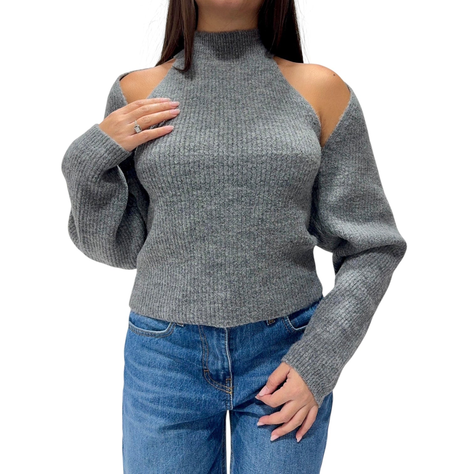 KONTATTO PULL TWINSET GRIGIO