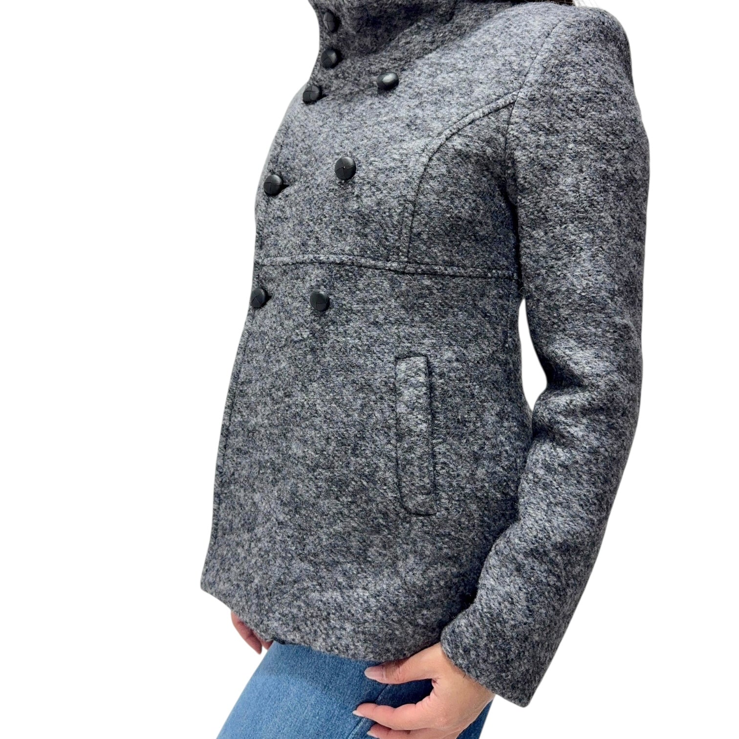 FUEGO GIACCA MELANGE GRIGIO