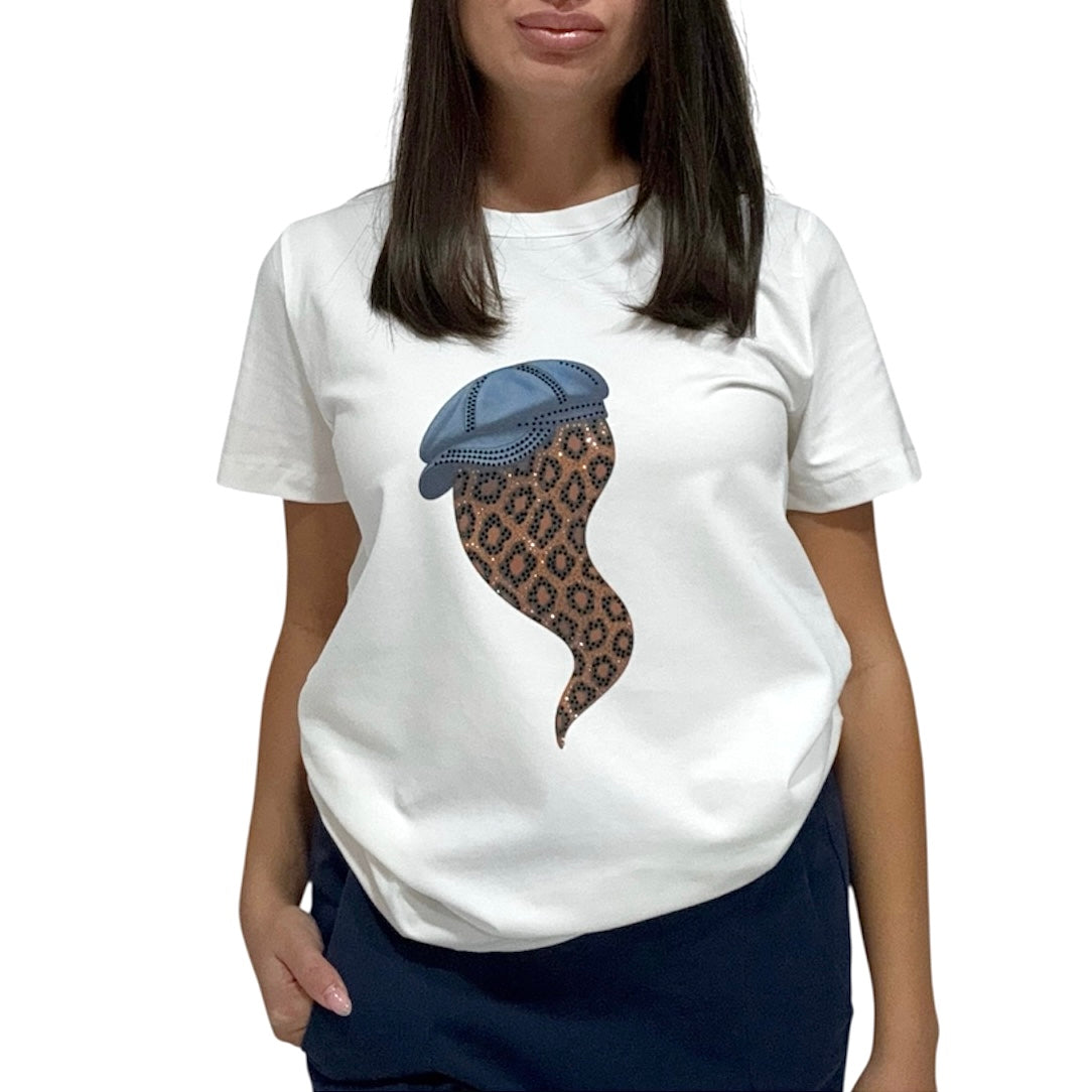 JETAIME T-SHIRT HORN CUP BLU