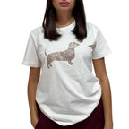 JETAIME T-SHIRT BASSOTTO STRASS