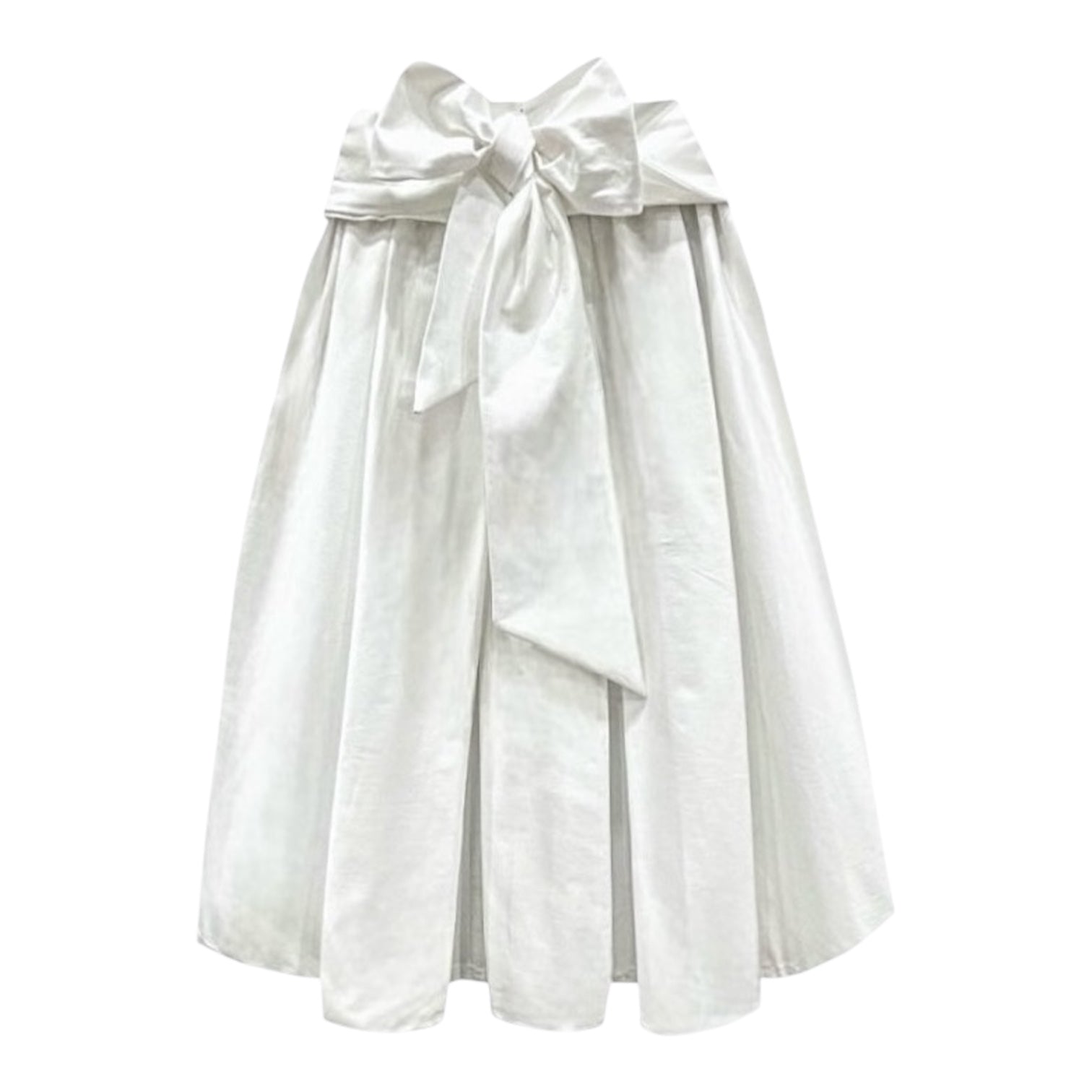 SARTORIA GONNA FIOCCO ECOLE BIANCO