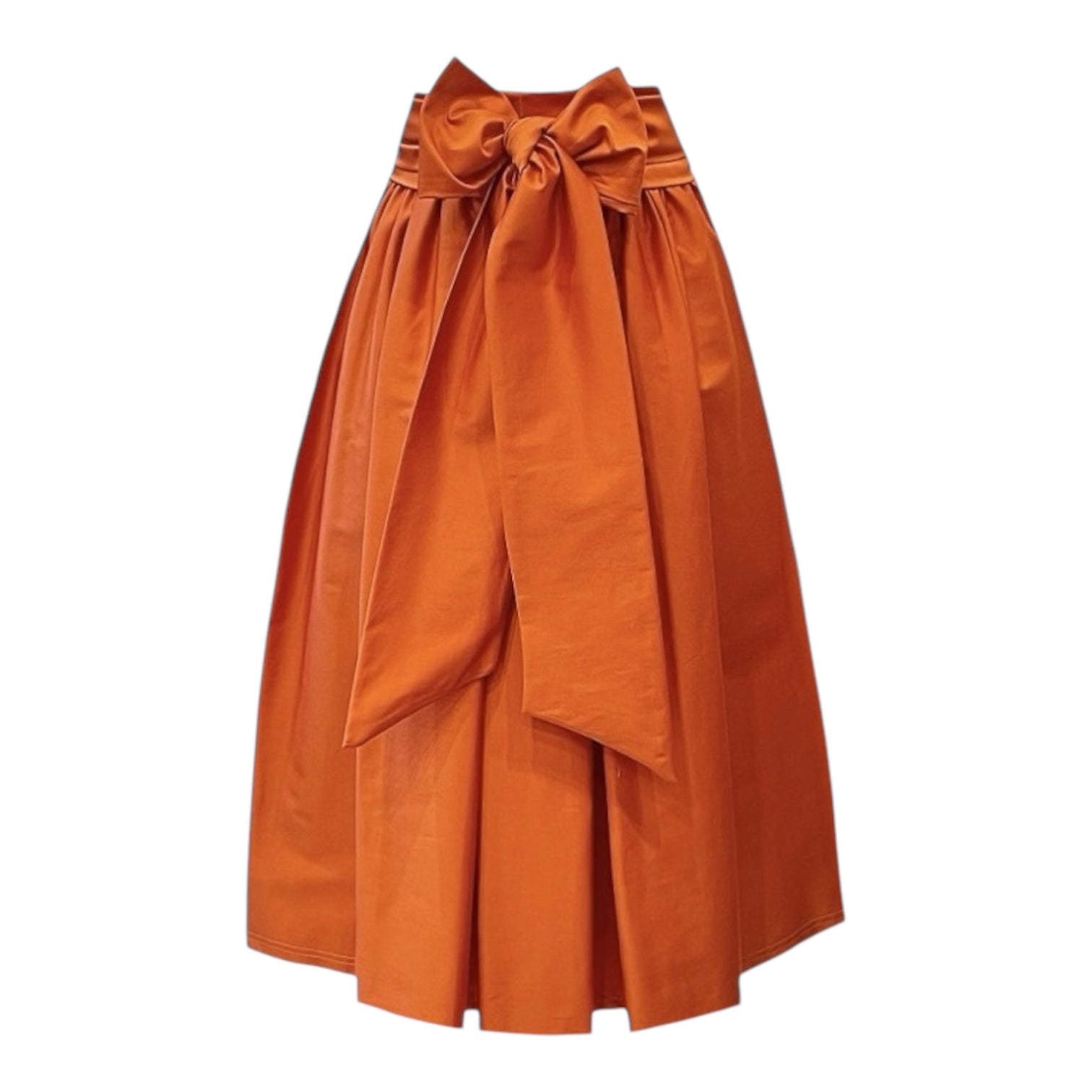 SARTORIA GONNA FIOCCO ECOLE ARANCIO