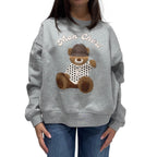 KONTATTO FELPA BEAR GRIGIO