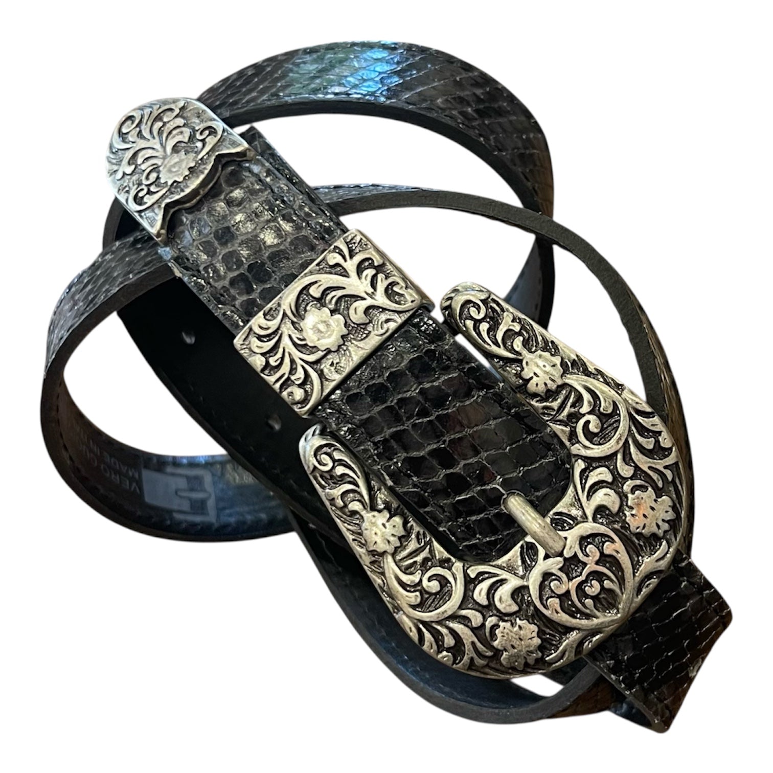 FIRENZE CINTURA WESTERN NERO