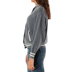 KONTATTO CARDIGAN COLLEGE GRIGIO