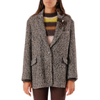 KONTATTO GIACCA CAPPOTTO SPIGA MORO