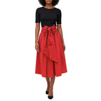 SARTORIA GONNA FIOCCO ECOLE ROSSO