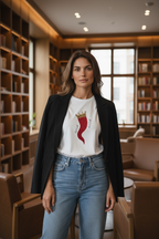 JETAIME T-SHIRT BIGHORN ROSSO