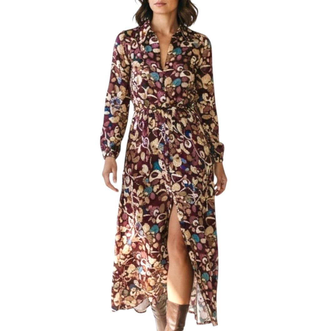 SOUTHLAB CHEMISIER GEMME MAGENTA