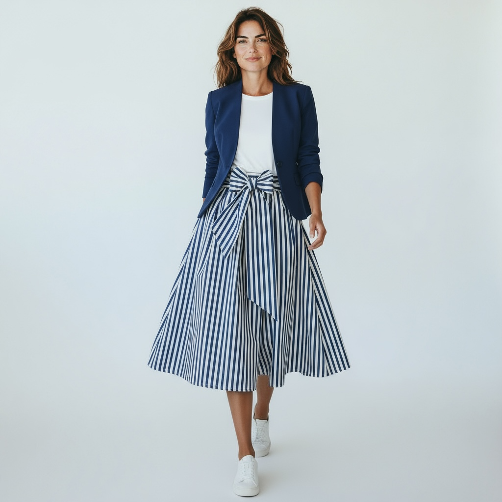 SARTORIA GONNA FIOCCO PORTOFINO