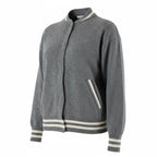 KONTATTO CARDIGAN COLLEGE GRIGIO