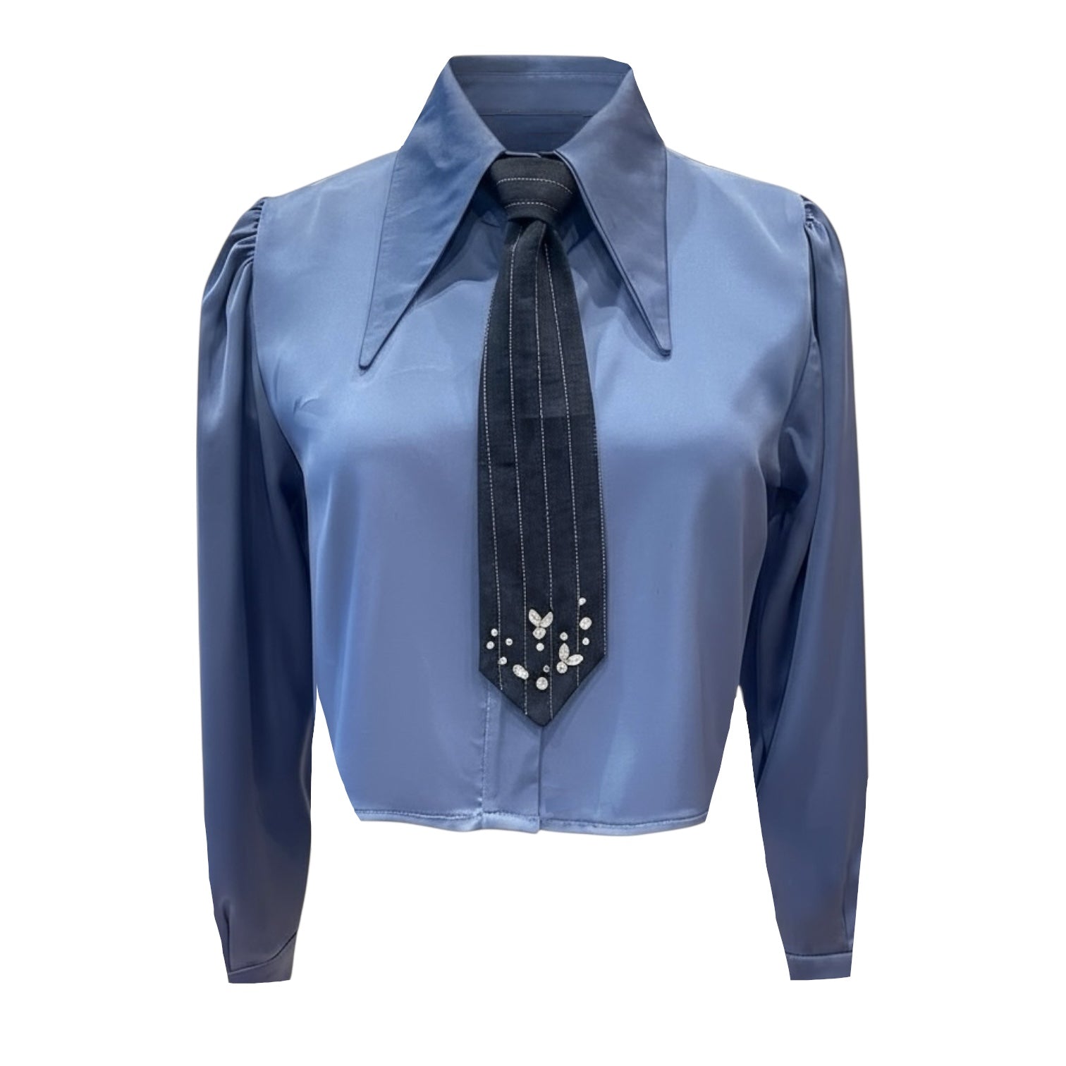 VICKYMOOD CAMICIA MAN INDACO