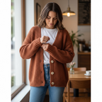 KONTATTO CARDIGAN MOHAIR MAXI