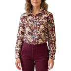 SOUTHLAB CAMICIA GEMME BORDEAUX