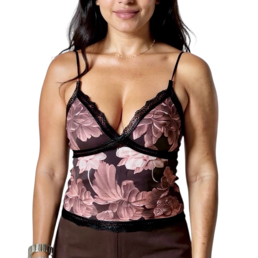 KONTATTO TOP LINGERIE MORO