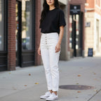 JETAIME JEANS BOTTON PANNA