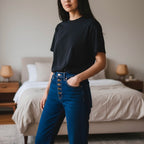 JETAIME JEANS BOTTON DENIM