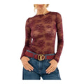 KONTATTO MAGLIA PIZZO BORDEAUX