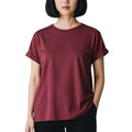 SOUTHLAB T-SHIRT BASIC OVER BORDEAUX