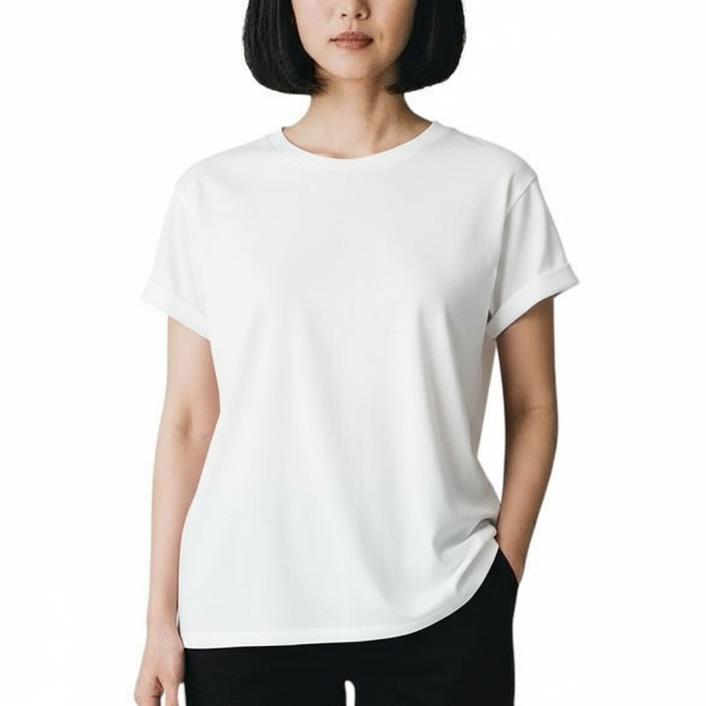 SOUTHLAB T-SHIRT BASIC OVER BIANCO