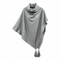 JETAIME PONCHO GRIGIO MÉLANGE