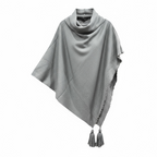 JETAIME PONCHO GRIGIO MÉLANGE