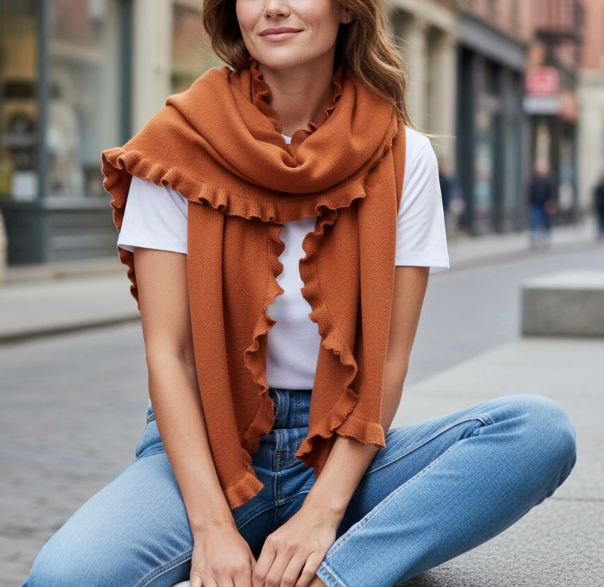 JETAIME SCIARPA TRIANGOLO ARANCIO