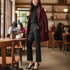 ONICA PANTALONE TROMBETTA NERO