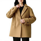 JEATIME CAPPOTTINO PEACOAT CAMEL
