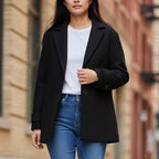 JEATIME CAPPOTTINO PEACOAT NERO