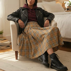 SARTORIA GONNA BURBERY CAMEL