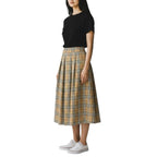 SARTORIA GONNA BURBERY CAMEL