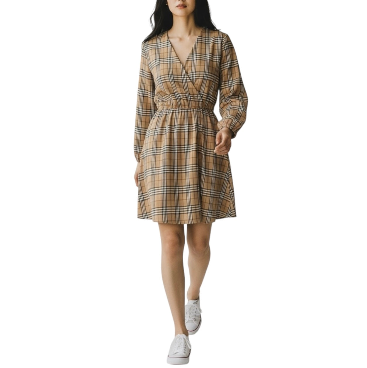 SARTORIA ABITO KIMONO BURBERY CAMEL