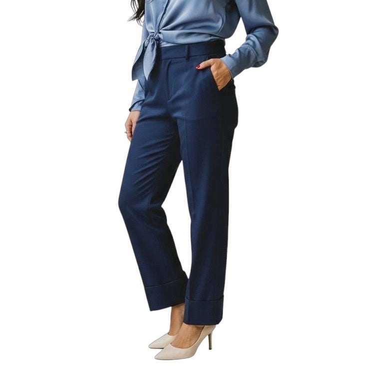 FUEGO PANTALONI PIEGONE BLU