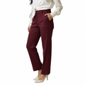 FUEGO PANTALONI PIEGONE BORDEAUX