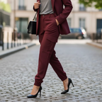 FUEGO PANTALONI CARGO BORDEAUX