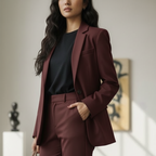 FUEGO GIACCA BLAZER BORDEAUX