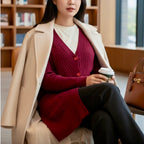 SOUTHLAB GARDIGAN MAXI RALPH BORDEAUX