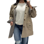 KONTATTO GIUBBOTTO CABAN BEIGE