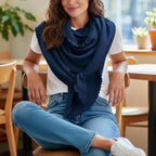 JETAIME SCIARPA TRIANGOLO BLU