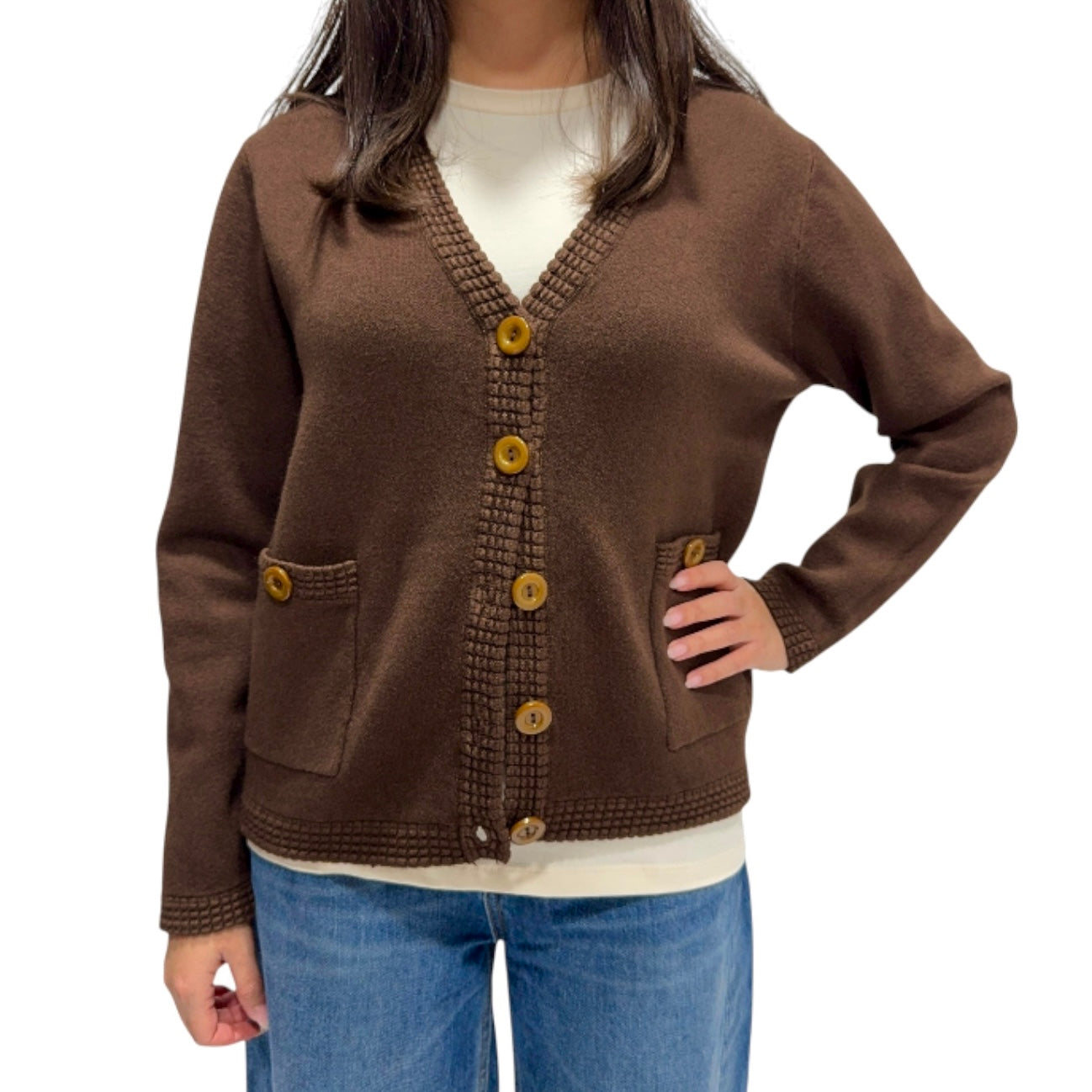 SOUTHLAB CARDIGAN COCO MORO