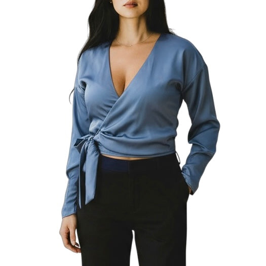 VICKYMOOD BLUSA KIMONO POLVERE