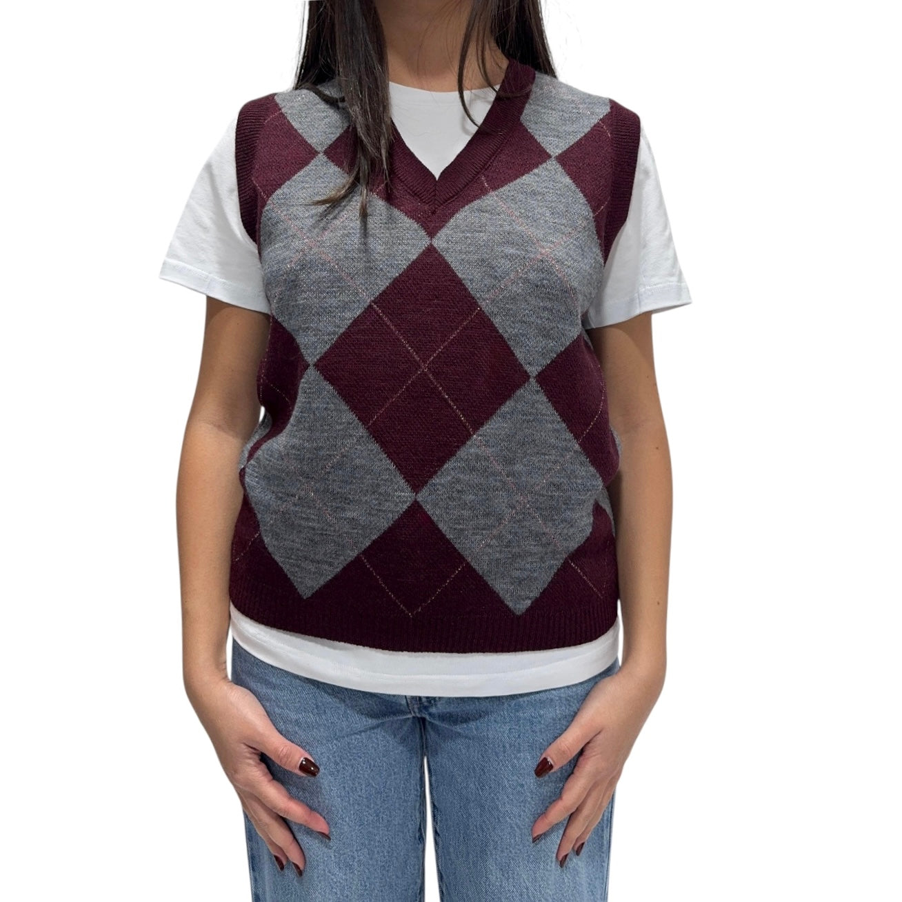 SOUTHLAB GILET BALLANTYNE BORDEAUX