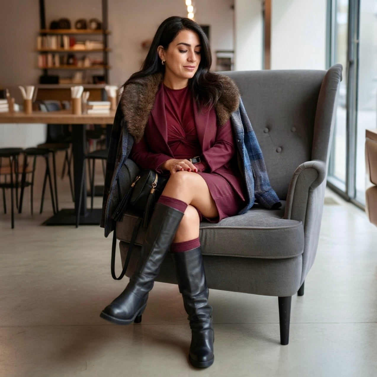 MARYLEY GIACCA CHECK OVER