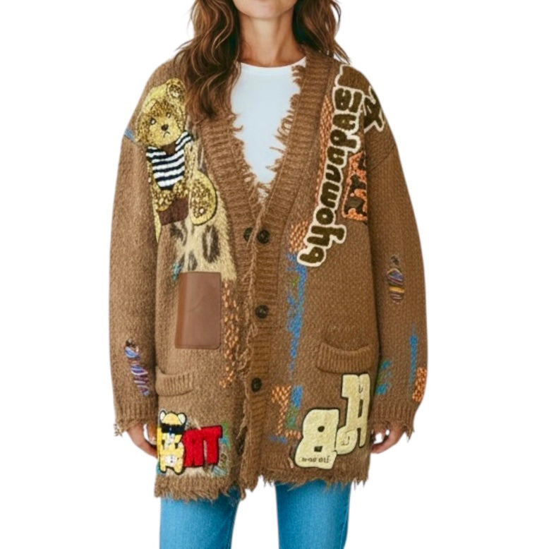 KONTATTO CARDIGAN PATCH